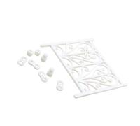 Simulation Miniature Garden Balcony Railing Craft Model Figurine for Doll House Decoration Scene Displaying Props Doll House Miniature Balcony Railing