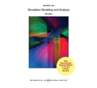 Simulation Modeling and Analysis (Asia Higher Education Engineering/Computer Science Industrial Engineering)