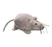 Simulation Mouse Plush - Cartoon White Mouse Cloth Soft Fabric Toy Design Lightweight Realistic Shape Playful Decorative Accessory | Funny Surprise For L