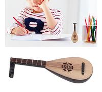 Simulation Pipa Model,Exquisite Workmanship Simulation Pipa Model,Lightweight and Stable Chinese Lute Model Vintage Style,for Family Friends Neighbors