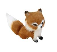 Simulation Plush Toy,Cute Little Fox Model, Very Realistic and Soft for Kids Birthday, Car Interior Decorations, Home Decorations, Etc (As Shown #88)