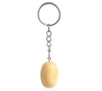 Simulation Potato Keychain,Cute Mangosteen Model Pendant,Cartoon Food Keychain,Mini Potatoes Vegetable Keyring