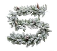 Simulation Rattan Snow Decoration for Indoor Outdoor Holiday Use 1 8m PE Seasonal Accent