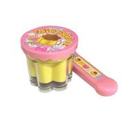 Simulation Role-play Strawberry Pudding Toy Set, Early Learning Feeding Props for Pretend Games