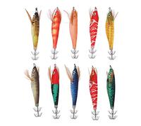 Simulation Shrimp Fishing Lures, Artificial Shrimp Bait with 3D Eyes and Sharp Double - Layer Hook, Lifelike Swimming Action for Freshwater Saltwater, Includes Storage