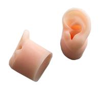 Simulation Silicone Ear Model for Hearing Aid Display | Thick Base & Long Canal Practice Prop | Teaching Tools Audiology