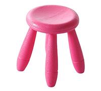 Simulation Small Stool Minimalistic Good Craftsmanship Plastic Mini Colorful Cartoon Small Round Stool for Micro Landscape - Rose Red