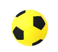 Simulation Soccer Ball - Indoor Cloth-Covered Football, Soft Leakproof, Durable Blow-Up Design, Interactive with | Suitable for Indoor Games, Outdoor Fun and Traini