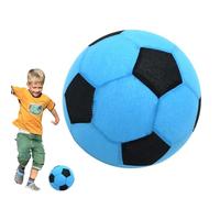 Simulation Soccer Ball - Indoor Cloth-Covered Football, Soft Leakproof, Durable Blow-Up Design, Interactive with | Suitable for Indoor Games, Outdoor Fun and Traini