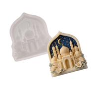 Simulation Starry Palazzo Shaped Silicone Mold for Handcrafted Soap Making Art Supplies Kitchen Friendly Decorative Palazzo Soap Mold