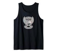Simulation Survivor VR Veteran Retro Wings Emblem Gaming Tank Top