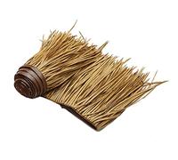 Simulation Thatch Roll Engineering Thatch PE Plastic Thatch Gazebo Artificial Thatch Simulation Straw Fake Thatch Roof Waterproof Fire Protection Winery Decorativ(Yellow g,0.5x30m/1.64X98.4ft)