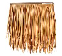 Simulation Thatch Tile Flame Retardant Carpet Type Plastic Grass Fake Straw Gazebo Wooden House Farmhouse Simulated Stubble Faux Fur Straw(Yellow2,20pcs)