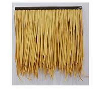 Simulation Thatch Tile PE Material Roofing Plastic Straw Artificial Turf Fake Thatch Farmhouse Wooden House Gazebo Wooden House Pavilion Decoration(Yellow c,4pcs)