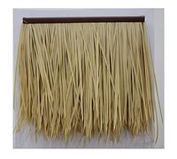 Simulation Thatch Tile PE Material Roofing Plastic Straw Artificial Turf Fake Thatch Farmhouse Wooden House Gazebo Wooden House Pavilion Decoration(Yellow e,4pcs)
