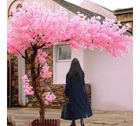 Simulation Tree Large Interior Decoration Large Cherry Tree Peach Blossom Simulation Flower Living Room Hotel,1.2x0.8m/3.9x2.6ft