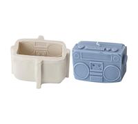 Simulation TV Candle Mould for Making Candle Soap Fondant Decorations Silicone Mould Chocolate Baking DIY Crafts