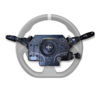 Simulator Turn Signal For MOZA R3/R5/R9/R12 ETS Steering Wheel Base;Multi-Function Stalks Turn Wiper Headlight Dimmer Lever Upright-Upside-Down Convertible Both base (For R12)