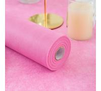 Simurq Non-Woven Table Runner Modern Table Runner Table Decoration Birthday & Wedding Decoration Table Decoration Table Runner Roll Disposable Table Runner Pink (Pink, 30 cm x 25 m)