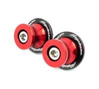 SiMuRYP Motorcycle Rear Stand Swing Arm Spool For Suzuki HAYABUSA 1999-2023 Swingarm Spools Sliders Stand Screws CNC M8 Motorcycle Accessories Bolts Scooter Stand(Red)