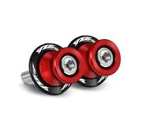 SiMuRYP Motorcycle Rear Stand Swing Arm Spool For YZF R1 R1M R1S R3 R6 R7 R15 V3 V4 CNC Swingarm Spools Sliders Motorcycle Rear Swing Arm Stand Screws(R1 Red)