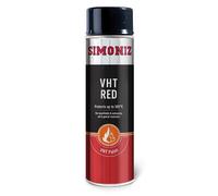 SIMVHT23D Red VHT Very High Temperature Spray Paint Car Aerosol 500ml By Simoniz