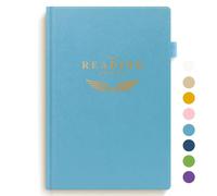 SIMVIA Reading Journal - Elegant Book Journal Reading Log for Reviews and Progress Tracking - Thoughtful Gift for Books Lovers & Readers - 110 Book Reviews (Ocean Blue)
