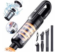 SIMWAL Handheld Car Vacuum Cleaner Cordless - 9500PA Powerful Suction Portable Lightweight Hand Held Vacuum 25-30Mins Last Long Wireless Mini Vacuum With LED Light For Home Office Pet Deep Cleaning