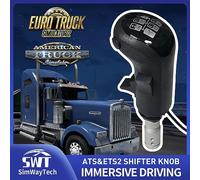 SimWayTech USB Shifter Knob for ATS & ETS2 PC For Logitech G25 G27 G29 G920 Thrustmaster TH8A Fanatec SQ Moza PXN A7