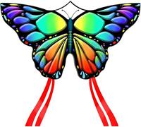 Simxkai Butterfly Kite for Kids & Adults, Easy to Fly Big Colorful Kite for Beginners, with Line Handle