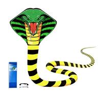 Simxkai Giant Cobra Kite Easy-Fly Serpent Design for Beginners Large Diamond