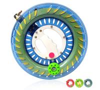 Simxkai Kite String Reel and Spool, Line Winder With Lock, 10in With 2000 Feet Line (Blue)