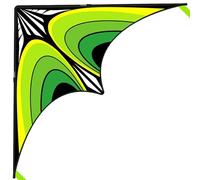 Simxkai Large Delta Kite for Kids & Adults, Easy to Fly for Beginners for Boys & Girls (green)
