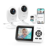 Simyke Baby Monitor 2.8" Screen Wifi ON/OFF swtich,15-Hour Battery with Camera and Audio, Night Vision, VOX, 2-Way Talk, 5 Lullabies and 1500ft Range,Growth Album for your kids (2)
