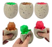 simyron Dinosaur Squeezy Balls Dinosaur Pinch Toy Squishy Squeeze Toy 3PCS Sensory Toys for Boys Birthday Party Favors Kids Home Office Use Ball