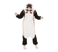 SimZoo Adult Animal Onesie Pajamas, Men and Women's Animal Cosplay Costume Sleepwear, One-Piece Unisex Homewear