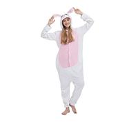 SimZoo Adult Animal Onesie Pajamas, Men and Women's Animal Cosplay Costume Sleepwear, One-Piece Unisex Homewear