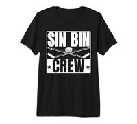 Sin Bin Crew Ice Hockey Player Penalty Box Men Premium T-Shirt