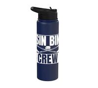 Sin Bin Crew Ice Hockey Player Penalty Box Men Stainless Steel Insulated Water Bottle