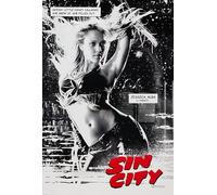 Sin City Jessica Alba RED320 A3 Poster on Canvas - Borderless Movie Art Cult Film Images Classic Iconic 70s 80s 90s Vintage Retro Home Wall Decor Pictures Printing Modern Artwork Aesthetic Reproducti