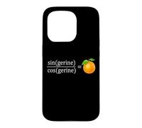 sin(gerine)/cos(gerine) = tan(gerine) - Funny Math tangerine Case for iPhone 15 Pro