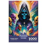 Sin Ghost Jigsaw Puzzles Puzzle for Adults Kids. 1000 Pieces Whimsical Challenge Toy Educational Games Home Decoration for Adults& Kids Age 14 Years Up 38x26cm/1000pcs