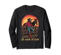 Sin Miedo Al Éxito Vaquero Mexican Rodeo Long Sleeve T-Shirt
