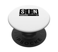 SIN Singapore Asia Travel Souvenir White PopSockets Adhesive PopGrip