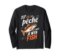 Sin the rest I fish fisherman fish, sinner humor Long Sleeve T-Shirt