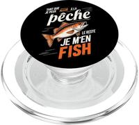 Sin the rest I fish fisherman fish, sinner humor PopSockets PopGrip for MagSafe