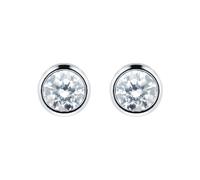 Sinaa Silver Tone Crystal Stud Earring