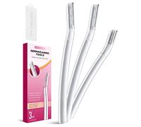 SINAHET Dermaplane Razor for Face, (3 Count) Professional Dermaplaning Tool for Peach Fuzz, Facial and Eyebrow Hair Removal, Gentle Skin Exfoliation Blade