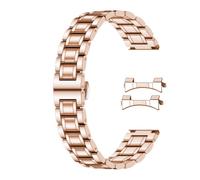 SINAIKE Universal Metal Watch Band Fit Most Tranditional Watch, 16mm Quick Release Stainless Steel Watch Bands with Curved Lug Ends Parts, Classic Watch Strap Replacement Bracelet Men Women Rose Gold
