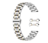 SINAIKE Universal Metal Watch Band Fit Most Tranditional Watch, 19mm Quick Release Stainless Steel Watch Bands with Curve End, Classic Watch Strap Replacement Bracelet for Men Women Silver and Gold